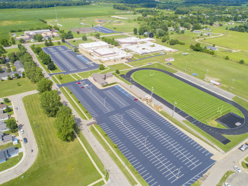 Asphalt Company Performs Parking Lot Paving for Lansing MI School